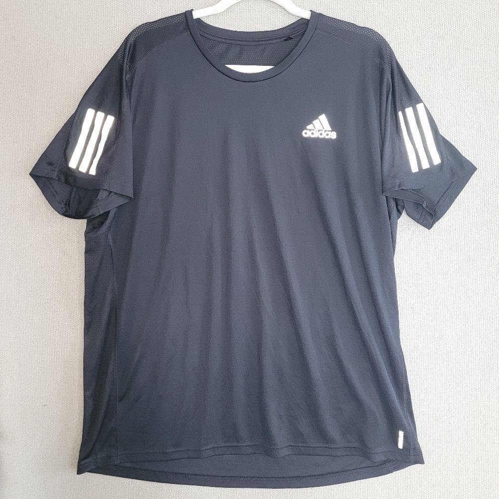 Adidas Size XL Men's Dark Running Primegreen Short Sleeve Tee